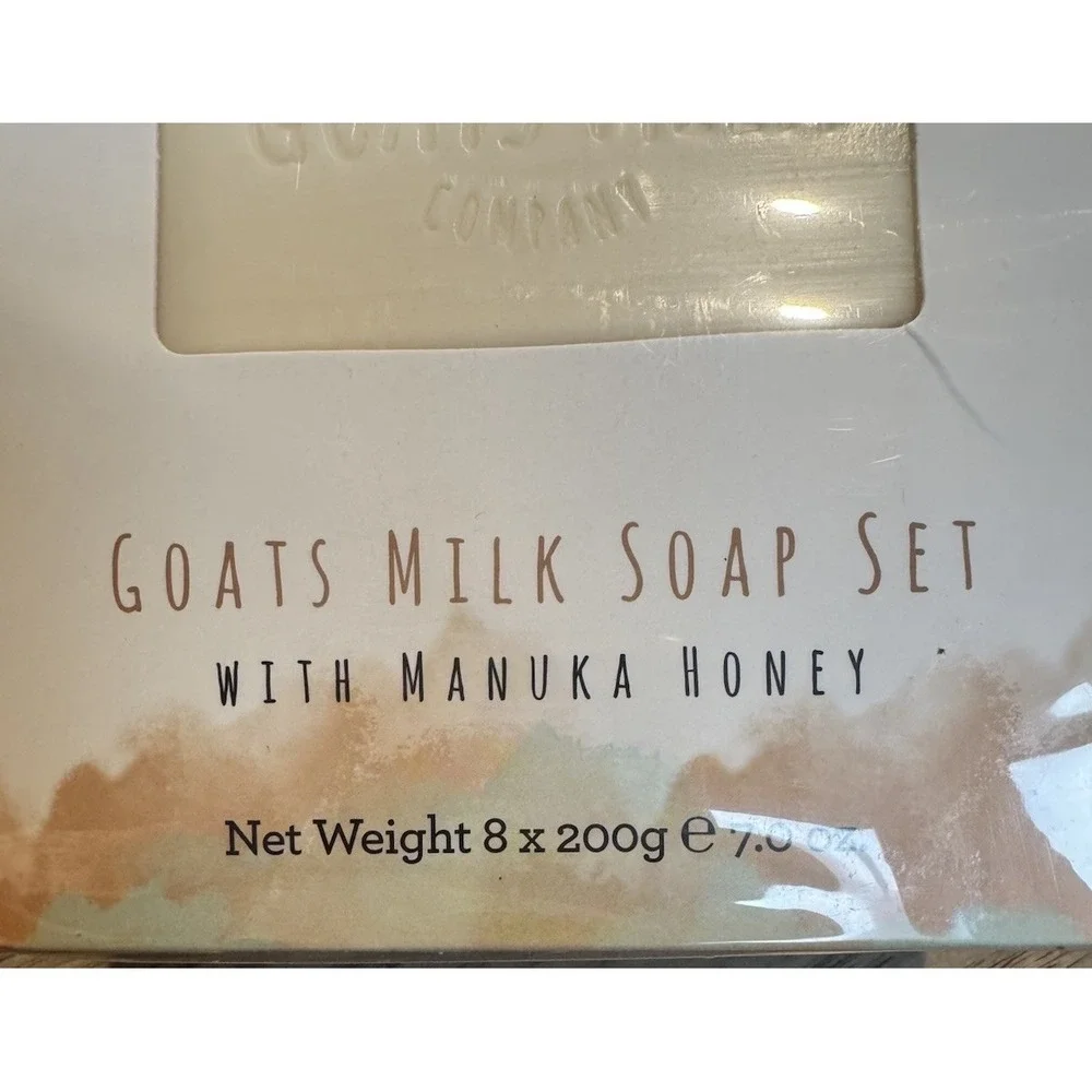 The Natural Goats Milk Company 8‎ Bar Soap Set Manuka Honey Made Australia New